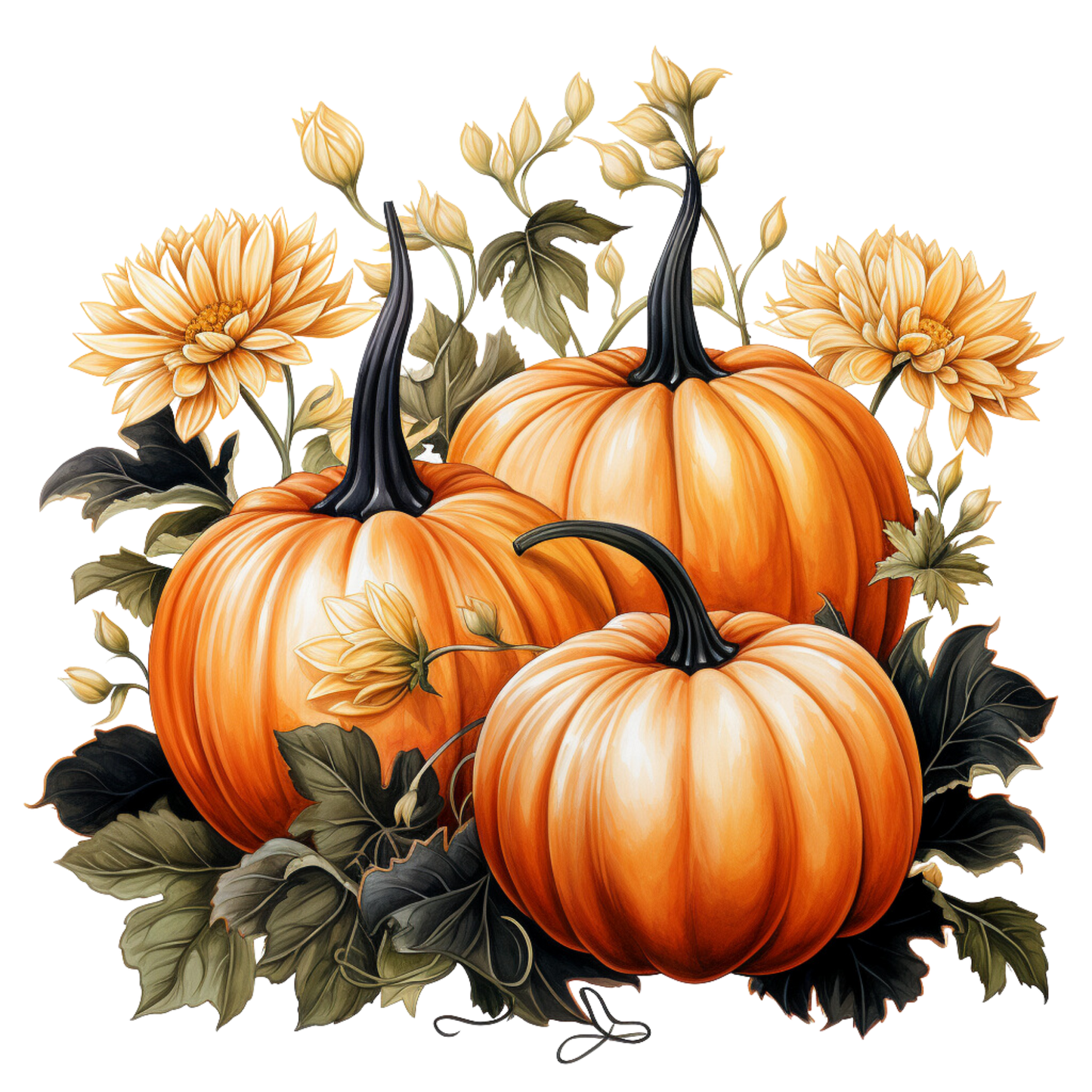 Print med grasskar i ekte halloween spirit i 10x15 cm eller 13x18 cm