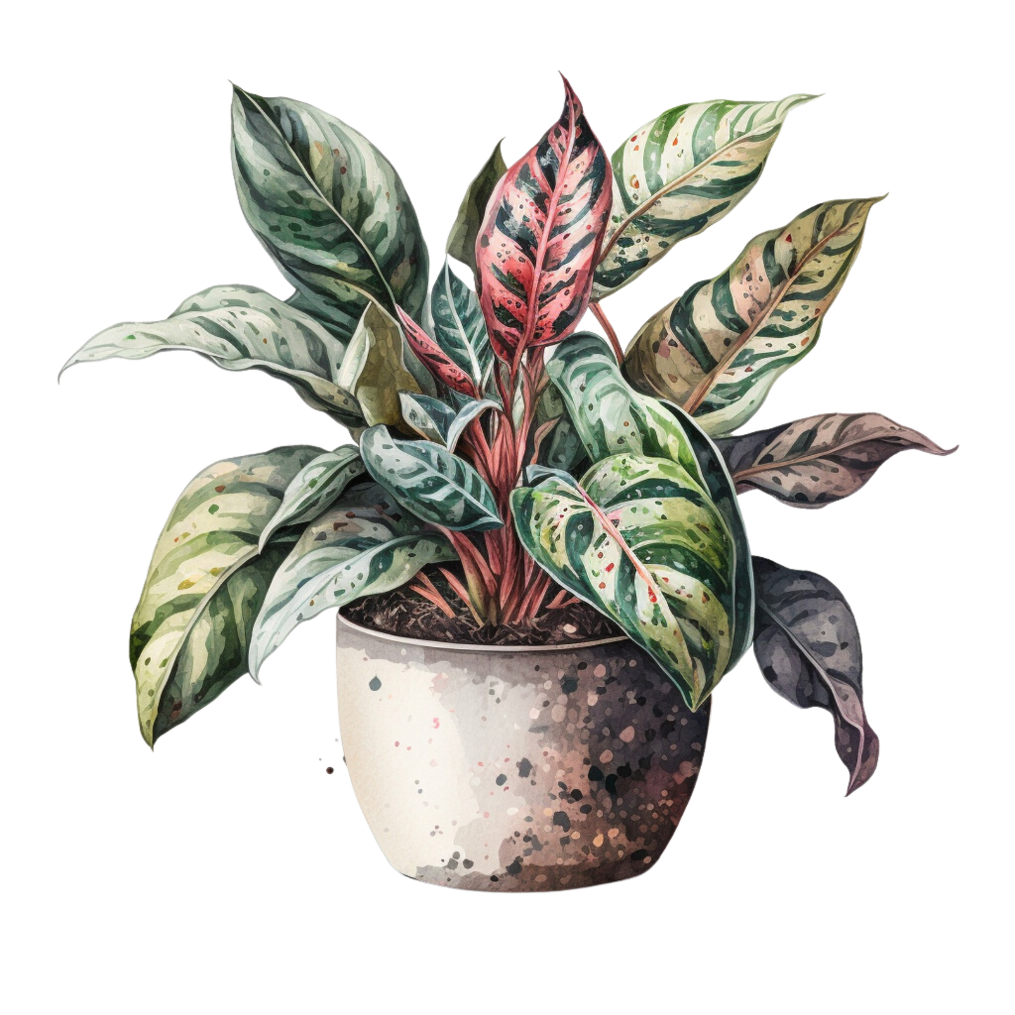 Print med en calathea plante i 10x15 cm eller 13x18 cm