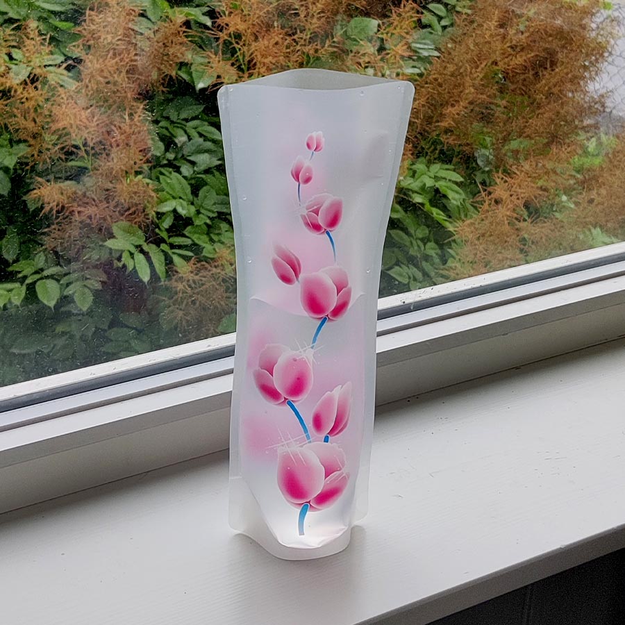 Sammenleggbar vase