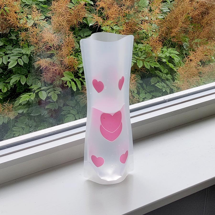 Sammenleggbar vase