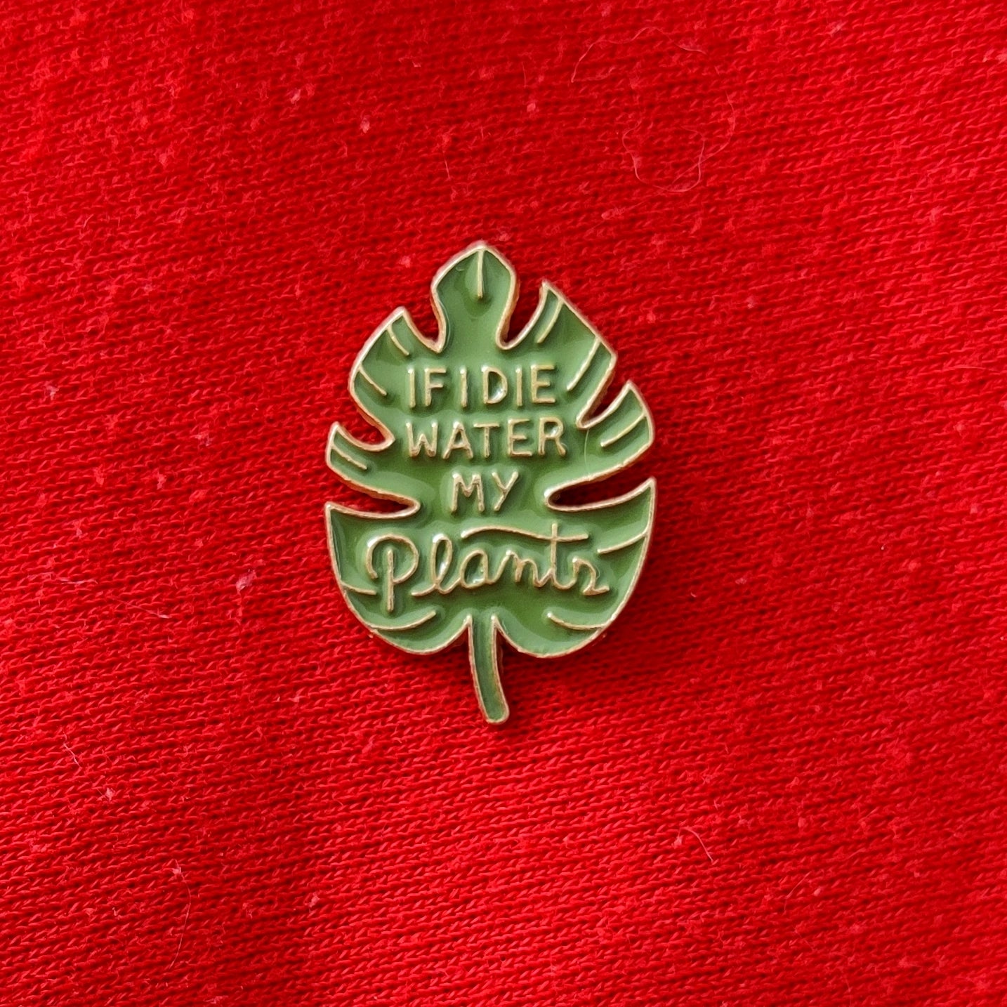 If I Die Water My Plants Pin